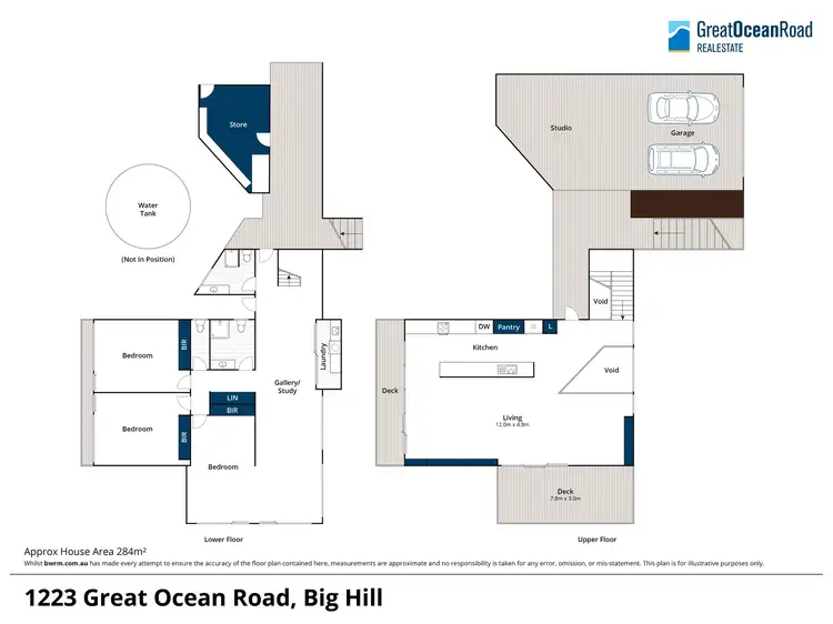 Floorplan of Homely house listing, 1223 Great Ocean Road, Big Hill VIC 3231