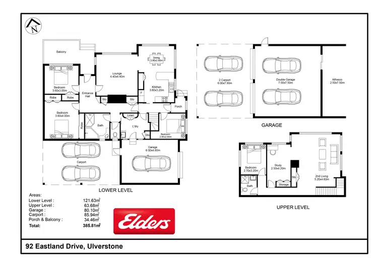 Floorplan of Homely house listing, 92 Eastland Drive, Ulverstone TAS 7315