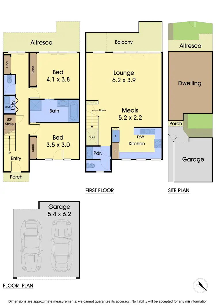 Floorplan of Homely townhouse listing, 5/369 Esplanade, Altona VIC 3018