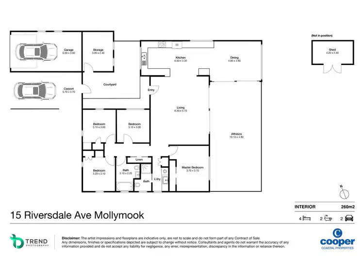 Floorplan of Homely house listing, 15 Riversdale Avenue, Mollymook NSW 2539