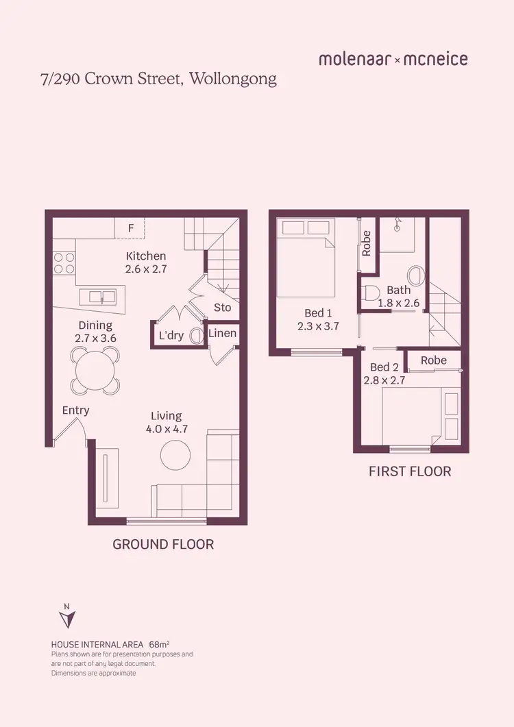 Floorplan of Homely apartment listing, 7/290 Crown Street, Wollongong NSW 2500