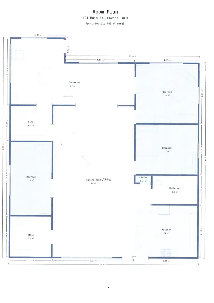 Floorplan of Homely house listing, 121 Main Street, Lowood QLD 4311