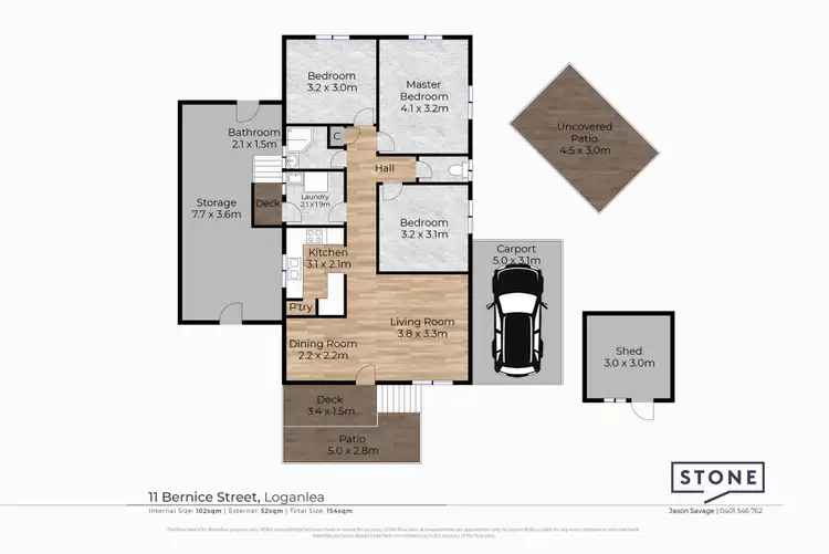 Floorplan of Homely house listing, 11 Bernice Street, Loganlea QLD 4131