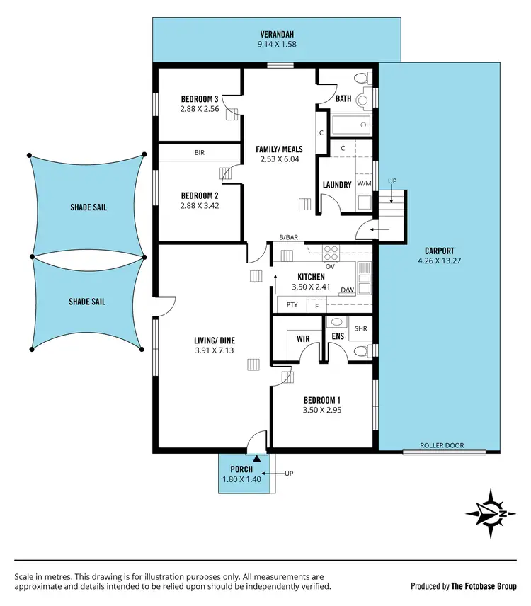 Floorplan of Homely house listing, 13 Redcraze Street, Aberfoyle Park SA 5159