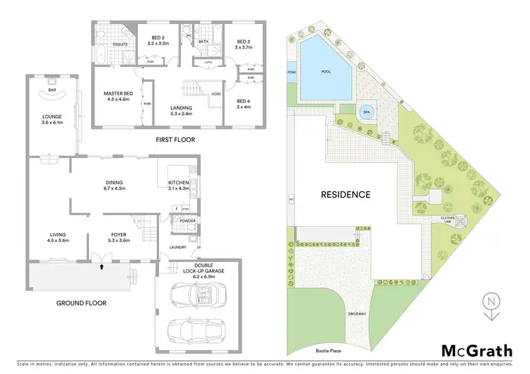Floorplan of Homely house listing, 5 Bootie Place, Kings Langley NSW 2147