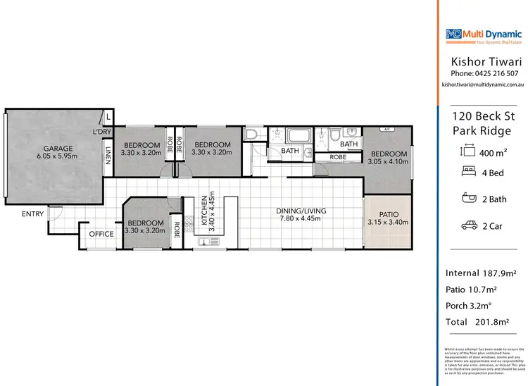 Floorplan of Homely house listing, 120 Beck Street, Park Ridge QLD 4125