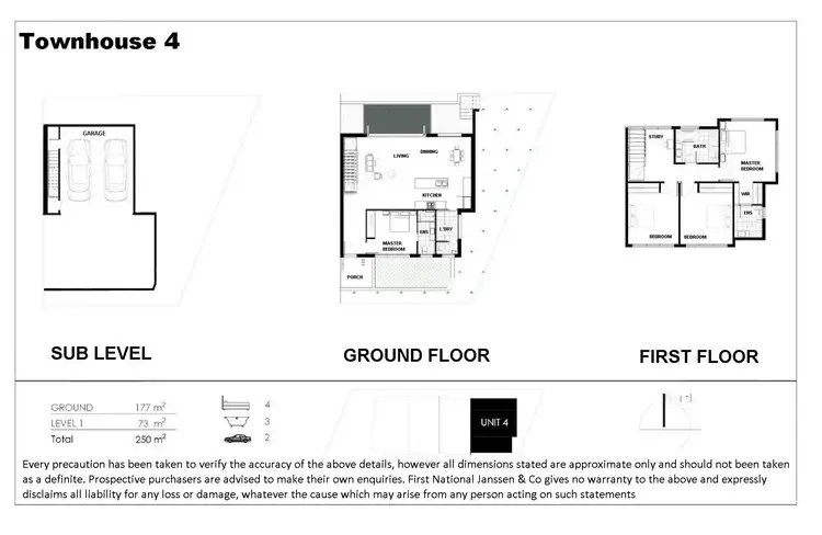 Floorplan of Homely townhouse listing, 4/740 Elgar Road, Doncaster VIC 3108