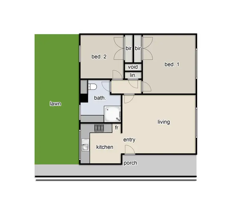 Floorplan of Homely unit listing, 3/112 Princes Highway, Dandenong VIC 3175