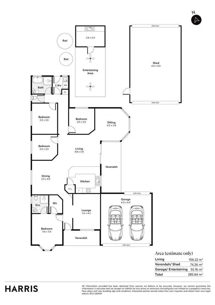 Floorplan of Homely house listing, 8 Henry Street, Edithburgh SA 5583