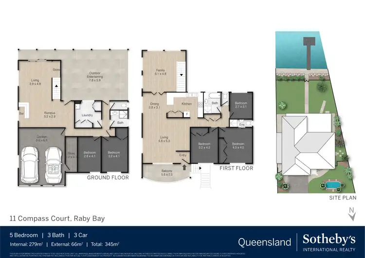 Floorplan of Homely house listing, 11 Compass Court, Raby Bay QLD 4163