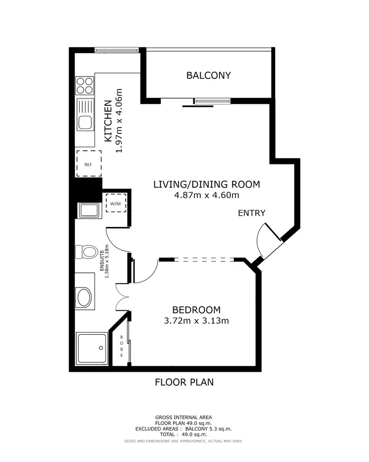 Floorplan of Homely unit listing, 2/6-8 Faculty Close, Smithfield QLD 4878