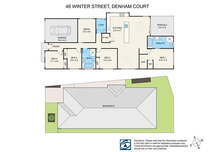 Floorplan of Homely house listing, 48 Winter Street, Denham Court NSW 2565