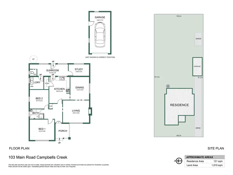 Floorplan of Homely house listing, 103 Main Road, Campbells Creek VIC 3451