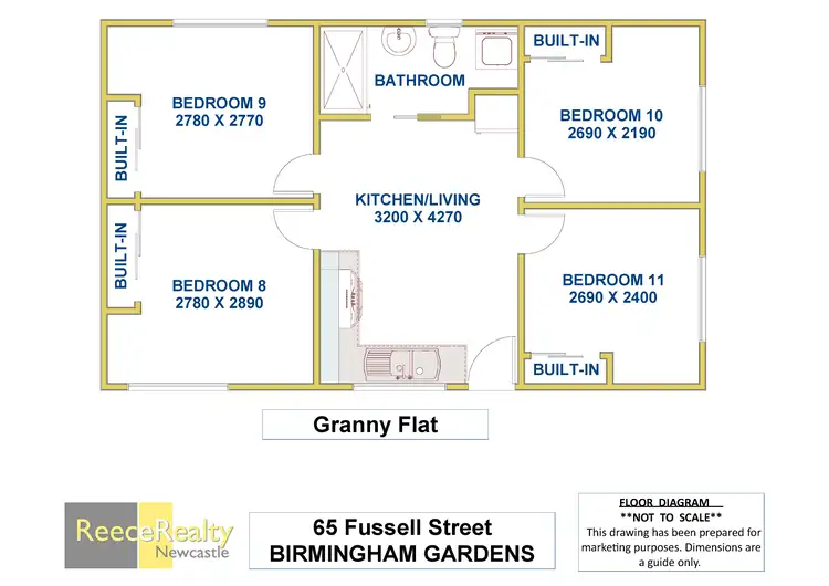 Floorplan of Homely house listing, 65a Fussell Street, Birmingham Gardens NSW 2287