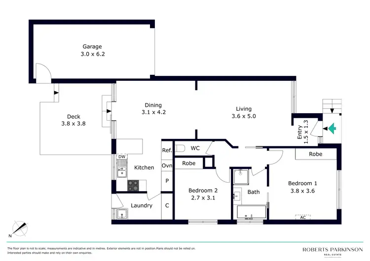 Floorplan of Homely unit listing, 2/15 Jordan Street, Somerville VIC 3912
