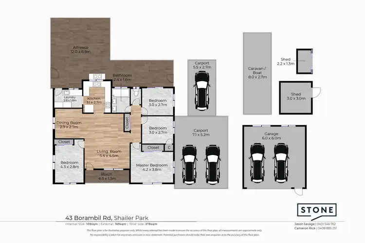 Floorplan of Homely house listing, 43 Borambil Road, Shailer Park QLD 4128