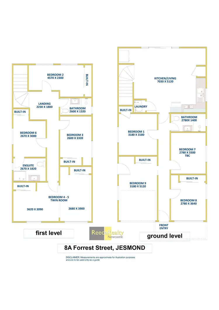 Floorplan of Homely house listing, 8A Forrest Street, Jesmond NSW 2299