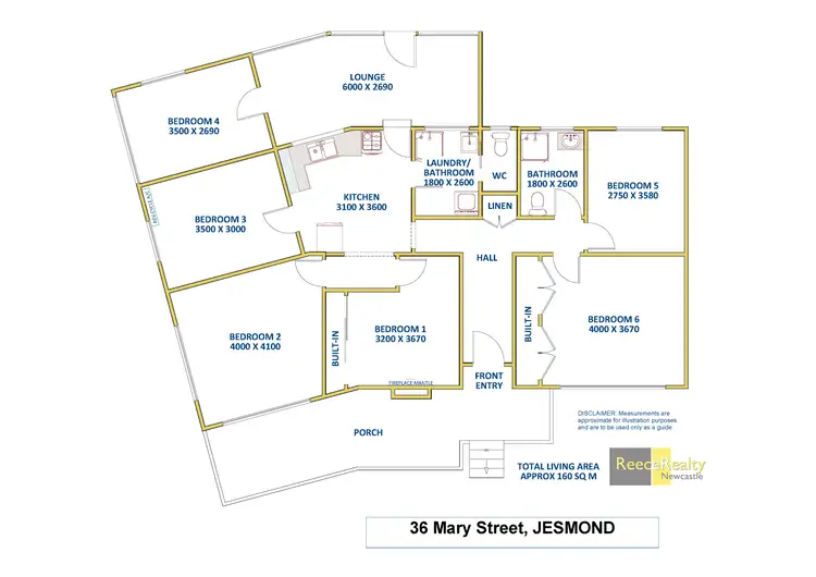Floorplan of Homely house listing, 36 Mary Street, Jesmond NSW 2299
