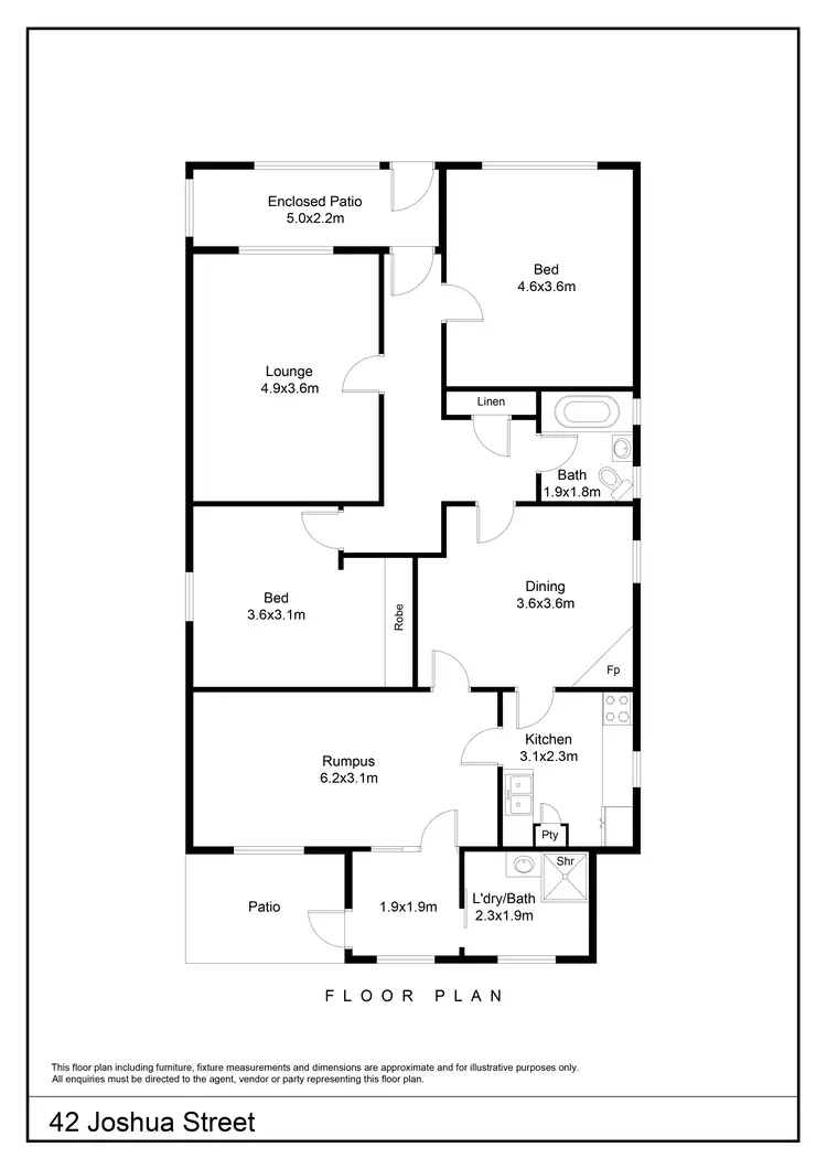 Floorplan of Homely house listing, 42 Joshua Street, Goulburn NSW 2580