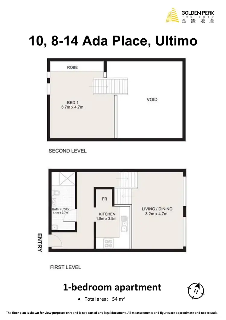 Floorplan of Homely apartment listing, 10/8-14 Ada Place, Ultimo NSW 2007