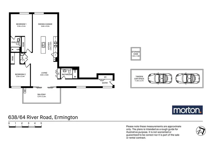 Floorplan of Homely apartment listing, 638/64 River Road, Ermington NSW 2115