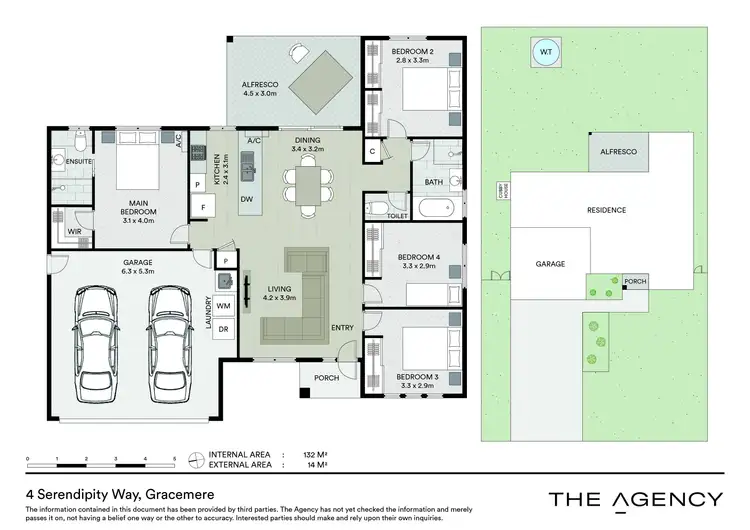 Floorplan of Homely house listing, 4 Serendipity Way, Gracemere QLD 4702