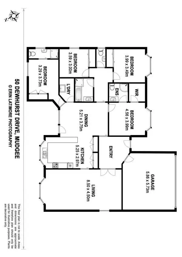 Floorplan of Homely house listing, 50 Dewhurst Drive, Mudgee NSW 2850