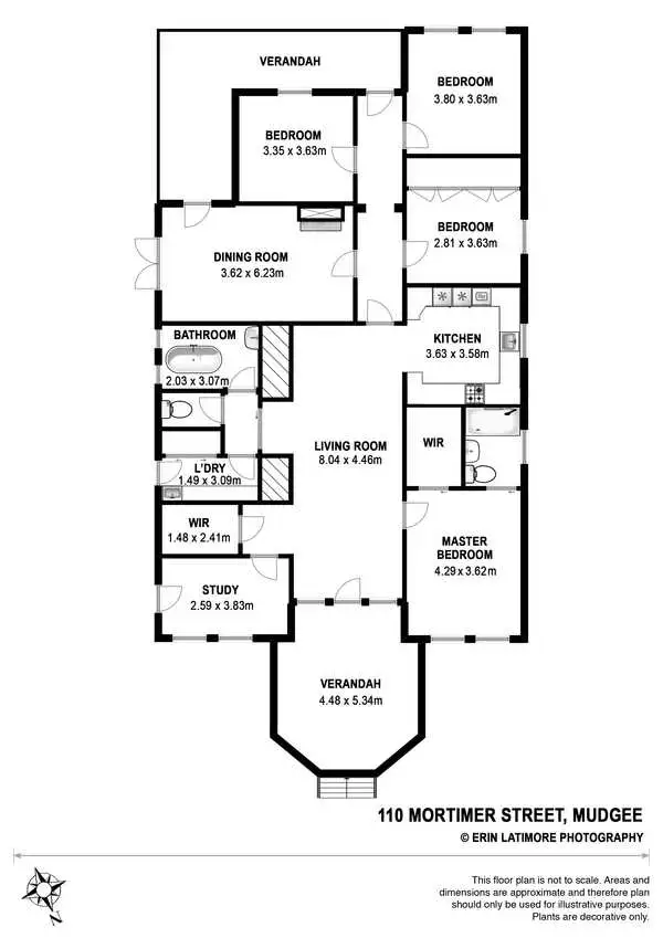Floorplan of Homely house listing, 110 Mortimer Street, Mudgee NSW 2850