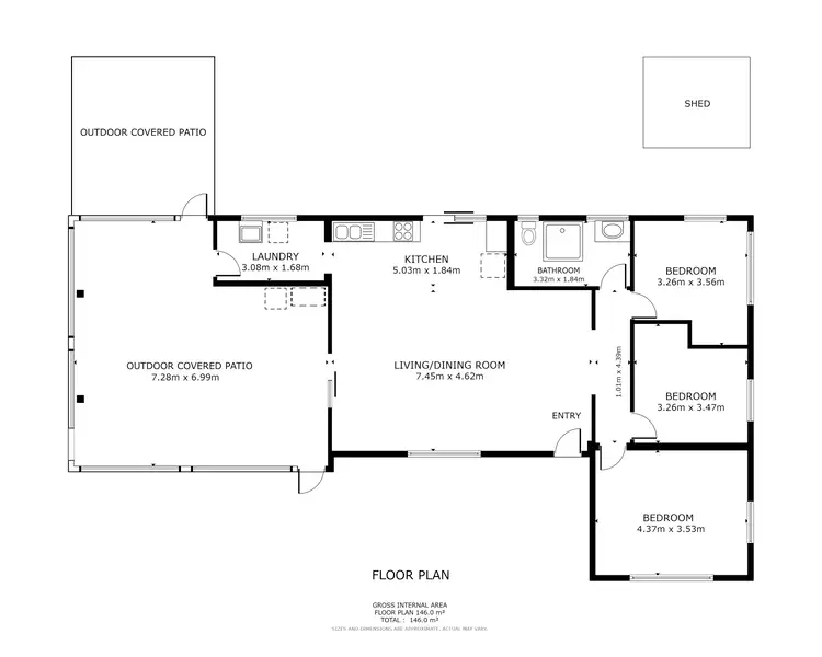 Floorplan of Homely house listing, 27 Koch Street, Mooroobool QLD 4870