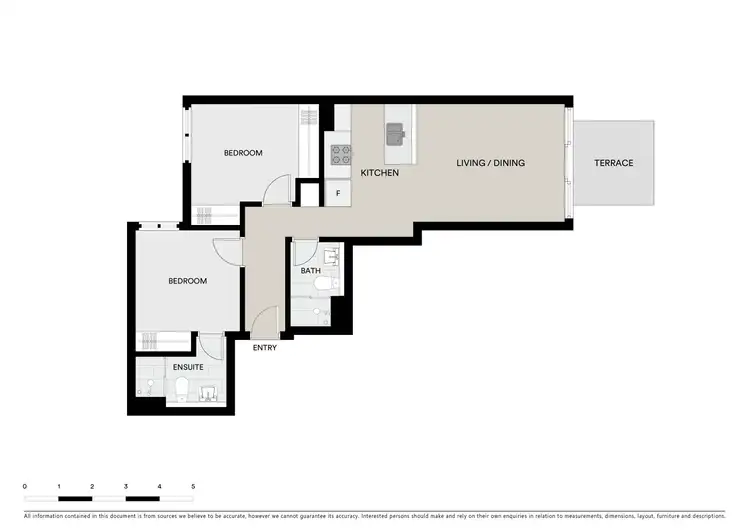 Floorplan of Homely apartment listing, 106/181 Fitzroy Street, St Kilda VIC 3182