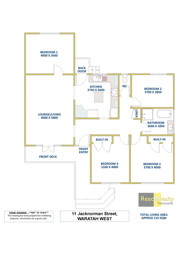 Floorplan of Homely house listing, 11 Jacknorman Street, Waratah West NSW 2298