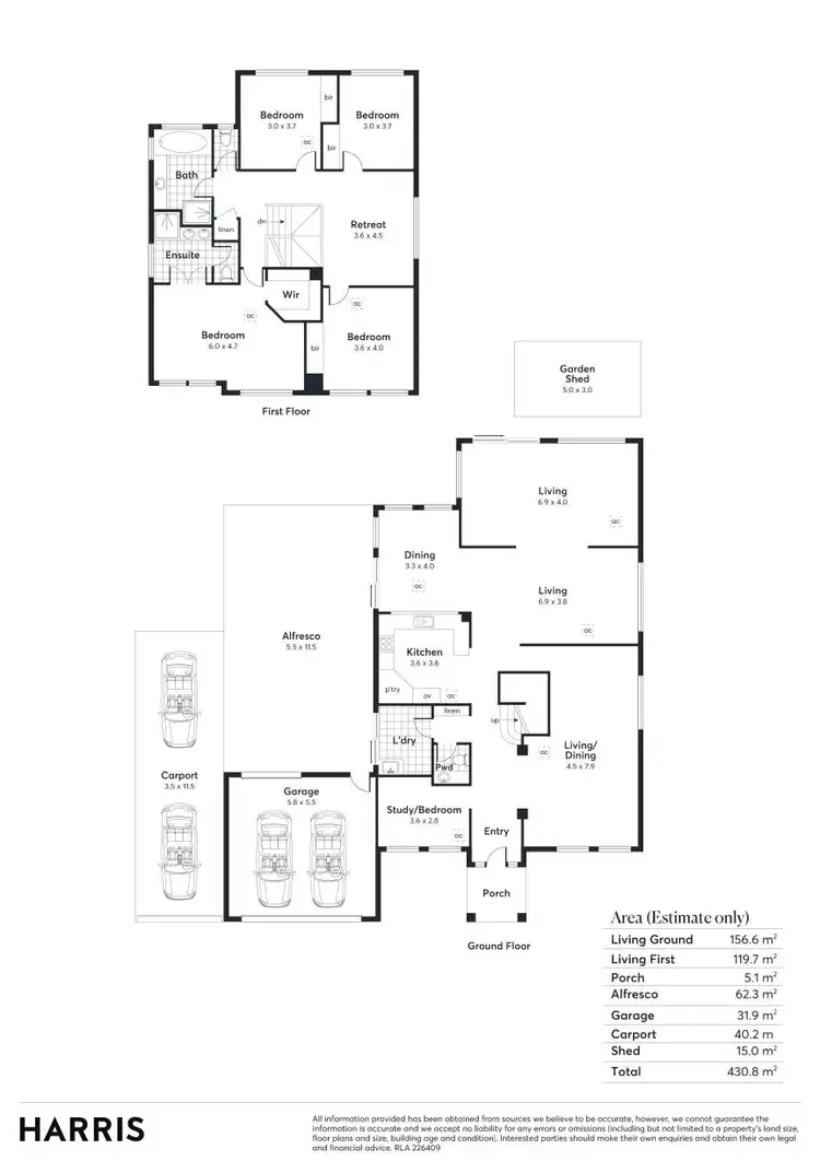 Floorplan of Homely house listing, 3 Oriana Avenue, Rostrevor SA 5073