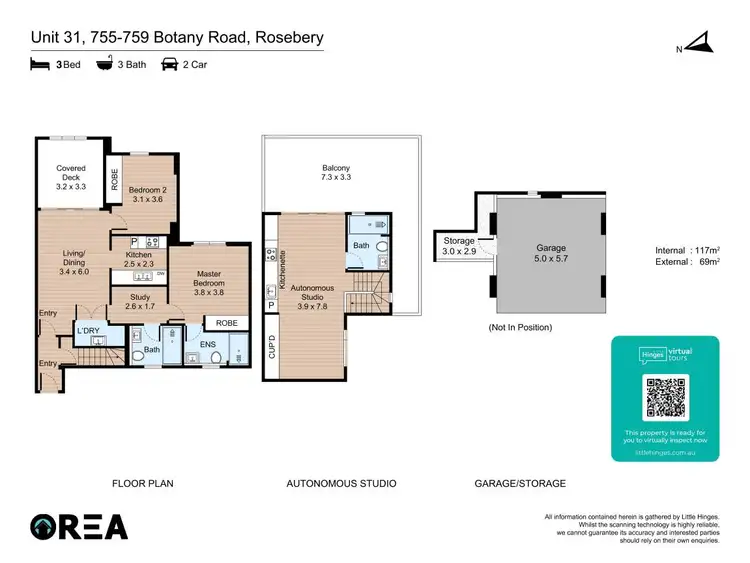 Floorplan of Homely apartment listing, 31/755 Botany Road, Rosebery NSW 2018