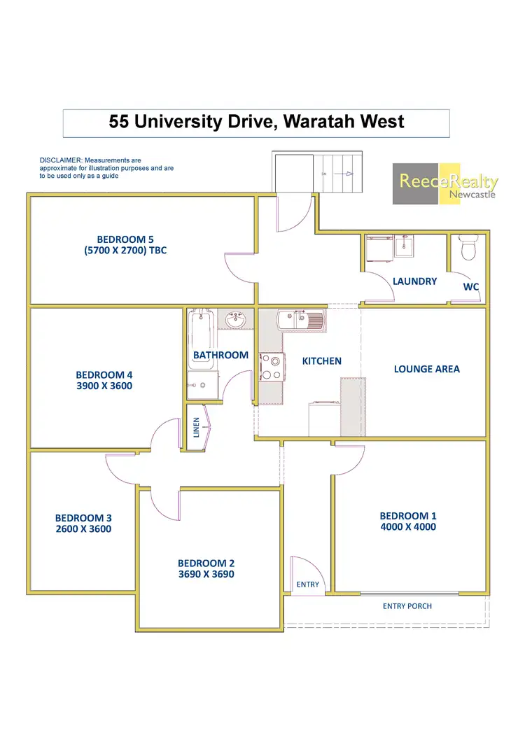 Floorplan of Homely house listing, 55 University Drive, Waratah West NSW 2298