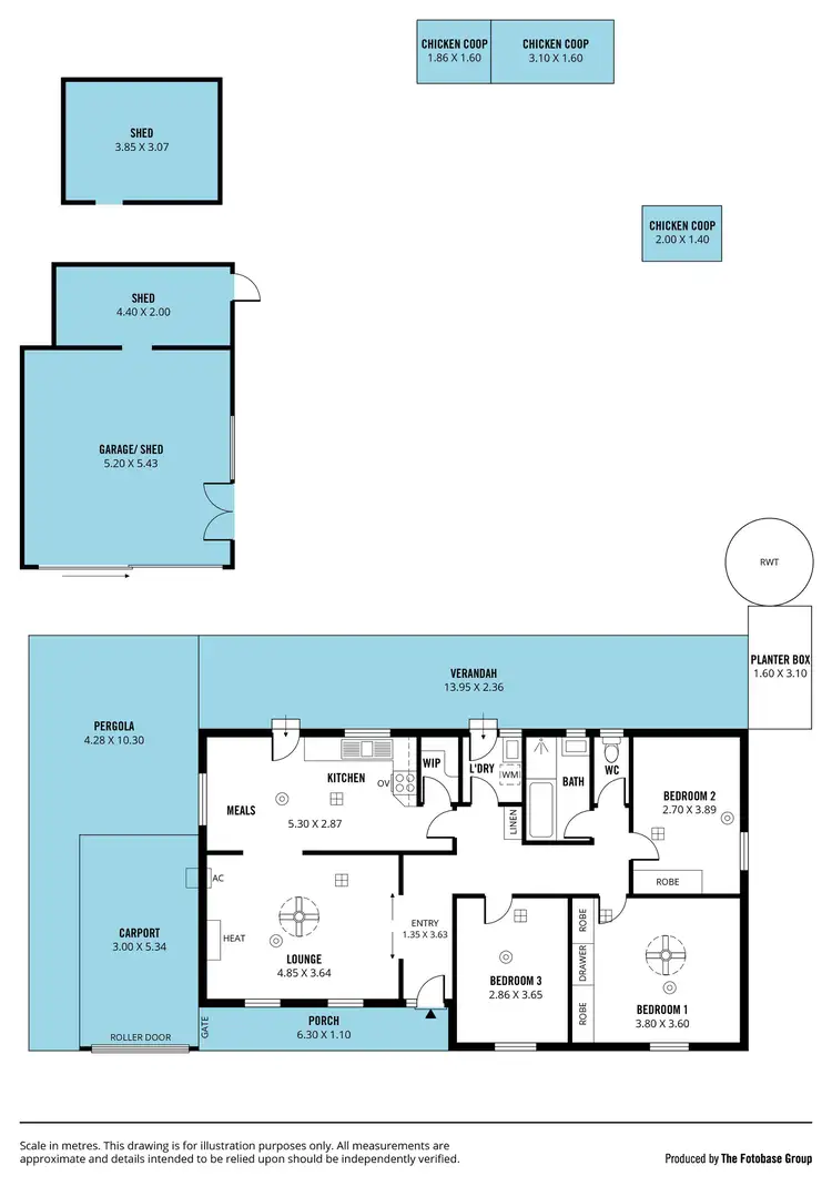 Floorplan of Homely house listing, 539 States Road, Hackham SA 5163