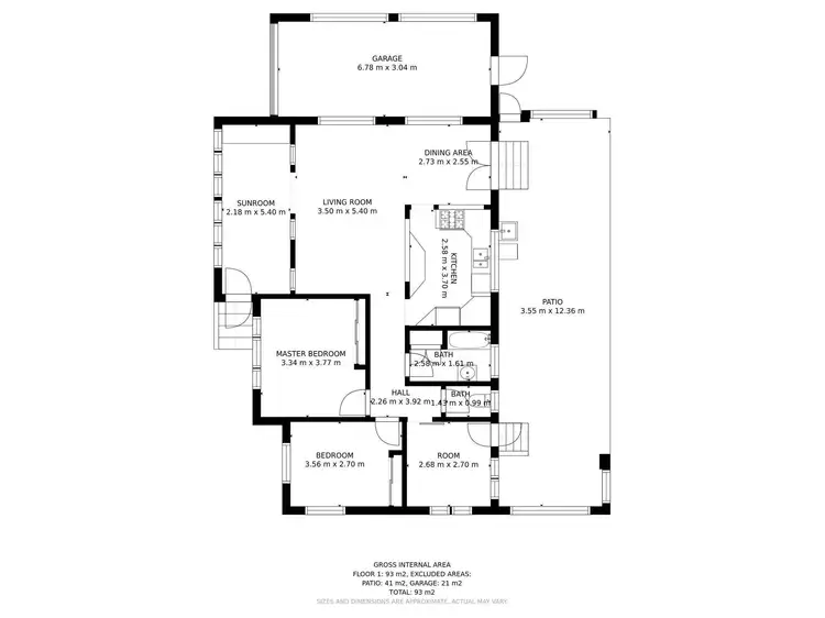 Floorplan of Homely house listing, 8 Mansfield Street, Earlville QLD 4870