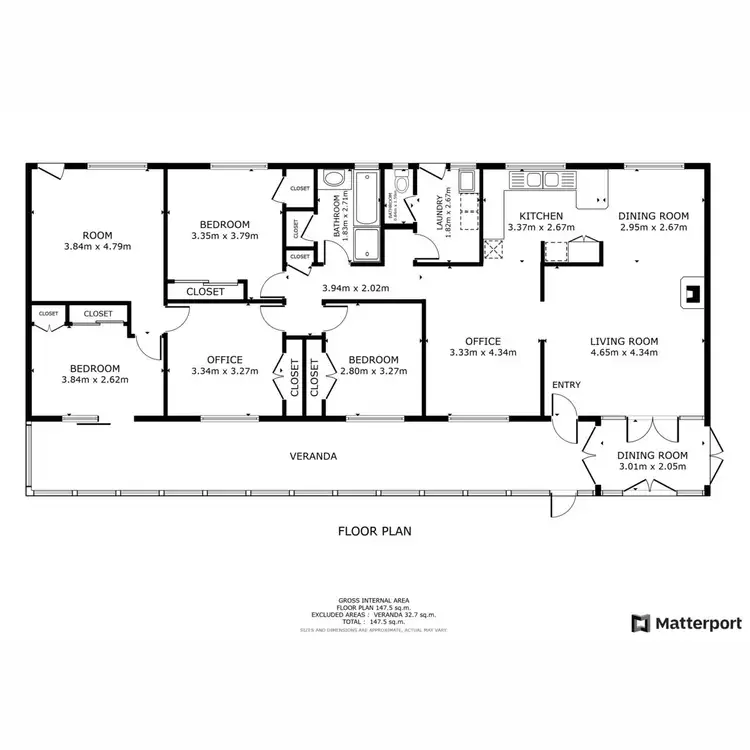 Floorplan of Homely house listing, 43 Red Gum Circle, Toodyay WA 6566