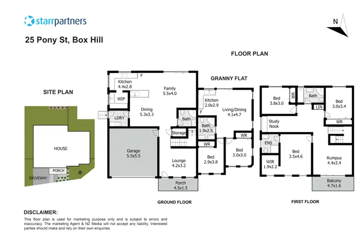Floorplan of Homely house listing, 25 Pony Street, Box Hill NSW 2765