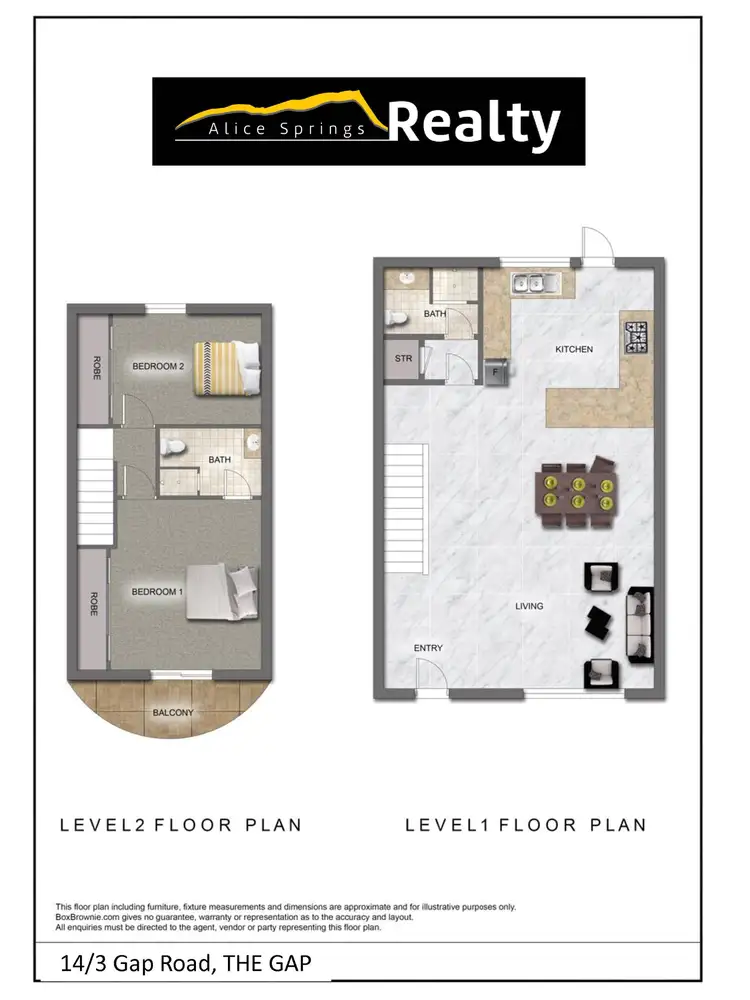 Floorplan of Homely unit listing, 14/3 Gap Road, The Gap NT 870