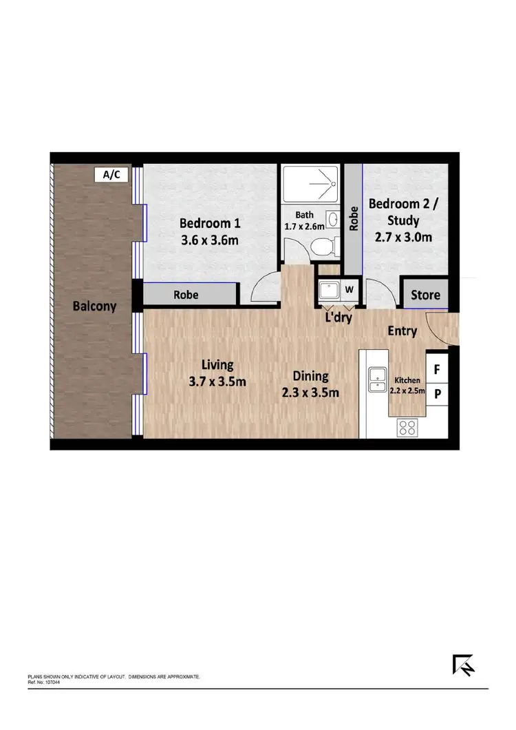 Floorplan of Homely apartment listing, 228/12 Limburg Way, Greenway ACT 2900