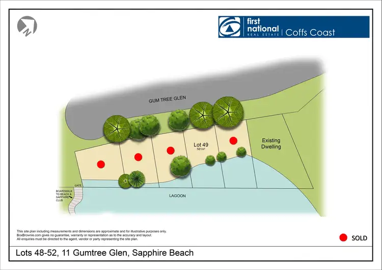 Floorplan of Homely land listing, LOT 49, 11 Gumtree Glen, Sapphire Beach NSW 2450