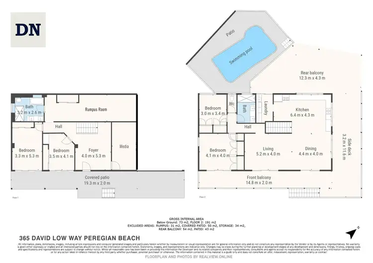 Floorplan of Homely house listing, 365 David Low Way, Peregian Beach QLD 4573