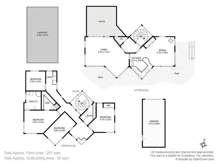 Floorplan of Homely house listing, 119 Carlton Beach Road, Dodges Ferry TAS 7173