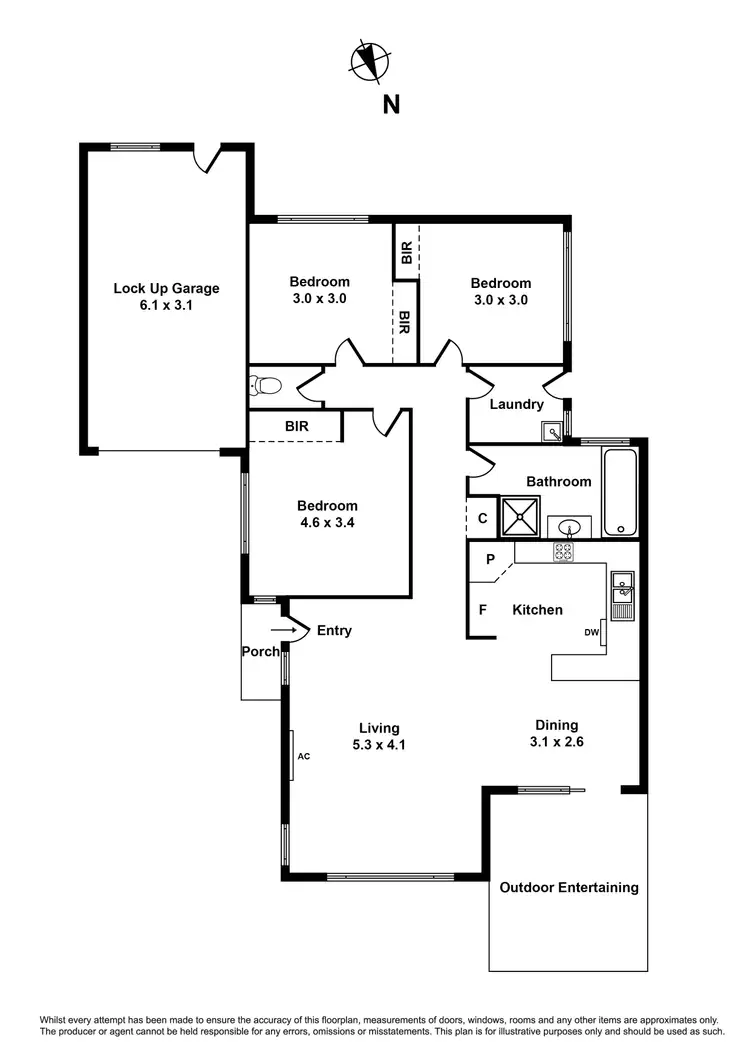 Floorplan of Homely unit listing, 3/37-39 May Avenue, Altona Meadows VIC 3028