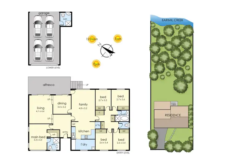 Floorplan of Homely house listing, 115 Koornalla Crescent, Mount Eliza VIC 3930