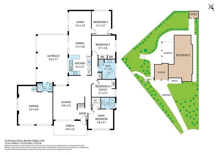 Floorplan of Homely house listing, 25 Foveaux Place, Barden Ridge NSW 2234