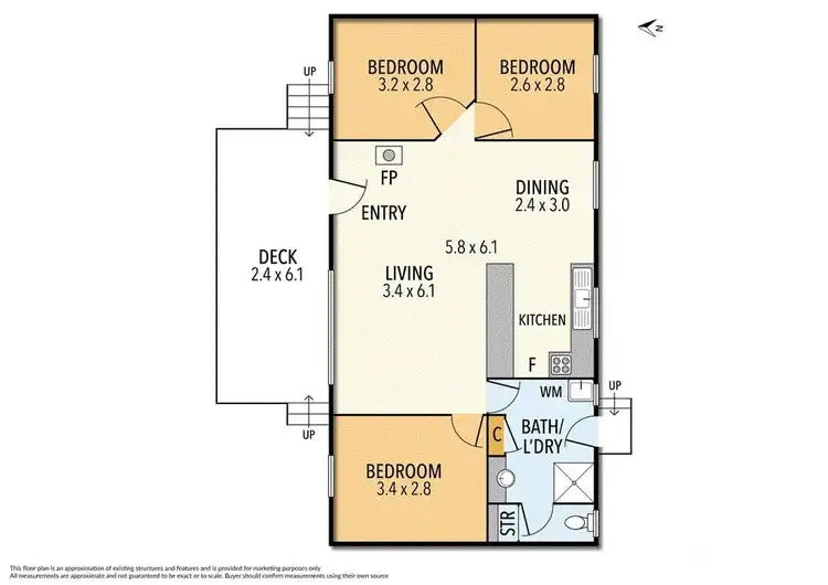 Floorplan of Homely house listing, 22 Raywood Avenue, Cowes VIC 3922