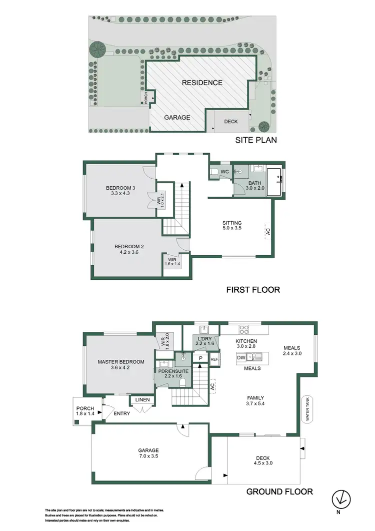 Floorplan of Homely unit listing, 1/20 Wattle Road, Mccrae VIC 3938