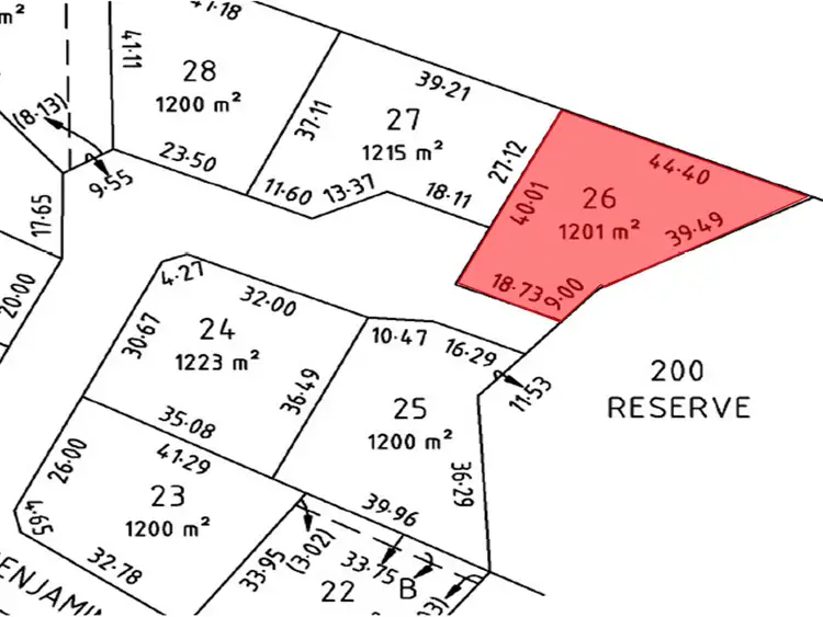 Floorplan of Homely land listing, 37 Benjamin Road, Poonindie SA 5607