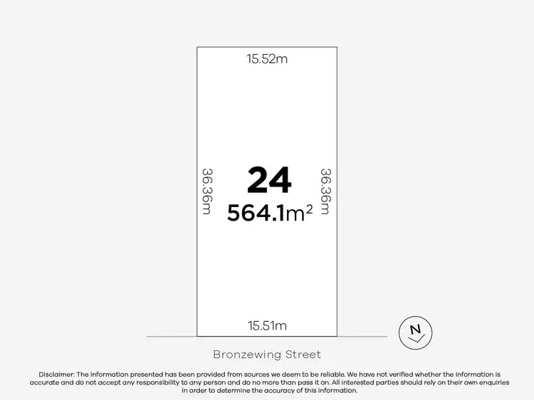 Floorplan of Homely land listing, LOT 24 Bronzewing Park, Tahmoor NSW 2573